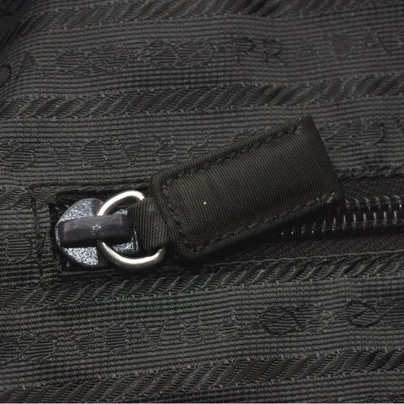 PRADA Vintage Nylon Tessuto Leather Shoulder Hand Bag Brown - Picture 14 of 14